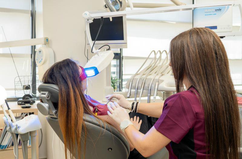 Dental treatment - teeth whitening